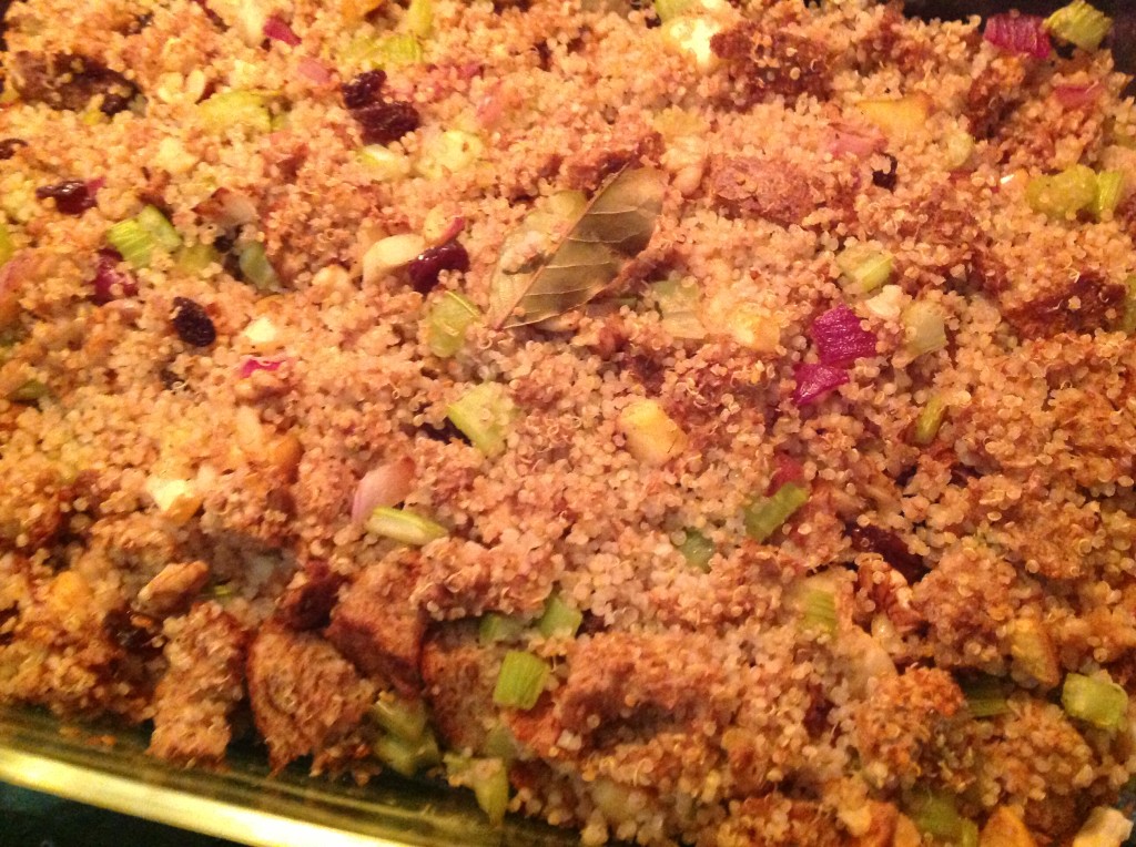 Thanksgiving quinoa stuffing