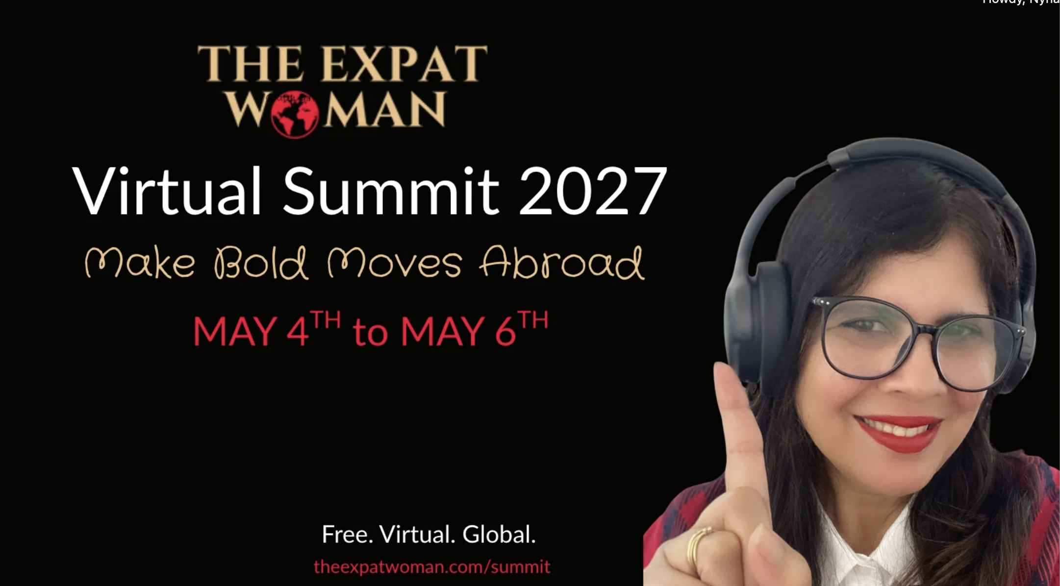The Expat Woman Virtual Summit 2027 — Make Bold Moves Abroad